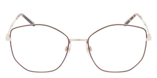 Marc Jacobs Marc 741 - Gold Havana, Metal, Cat Eye frame