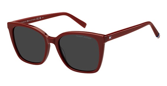 Tommy Hilfiger TH 2226/S - Lhfir Burgundy, Acetate, Rectangle frame