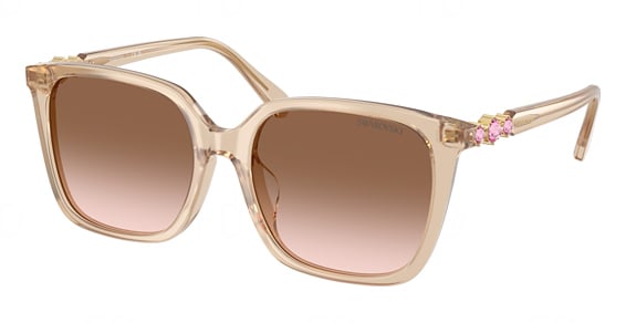 Swarovski SK6053D - Milky Beige, Plastic, Rectangle frame