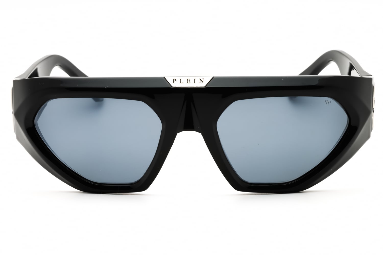 Philipp Plein SPP153 - Shiny Black, Acetate, Oval frame