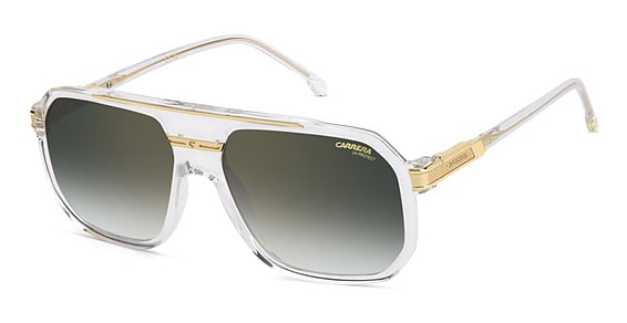 Carrera CA 1077/S/US - Rejd6 Crys Gold, Plastic, Rectangle frame