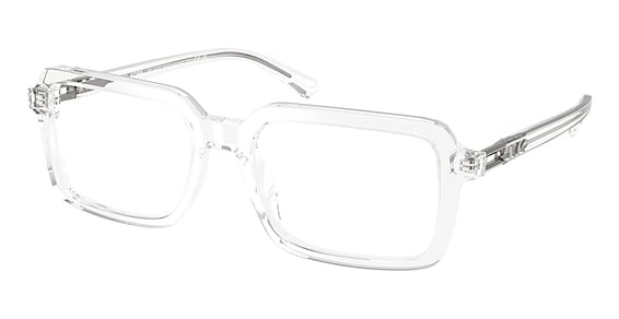 Michael Kors MK4130 YELLOWSTONE - Clear, Plastic, Rectangle frame