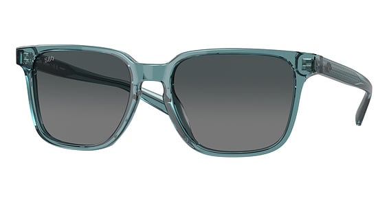 Costa Del Mar 6S2013 KAILANO - Deep Crystal Aquamarine, Plastic, Rectangle frame