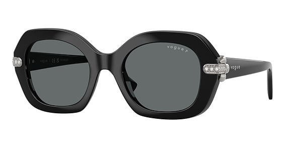 Vogue VO5706SB - Black, Acetate, Oval frame