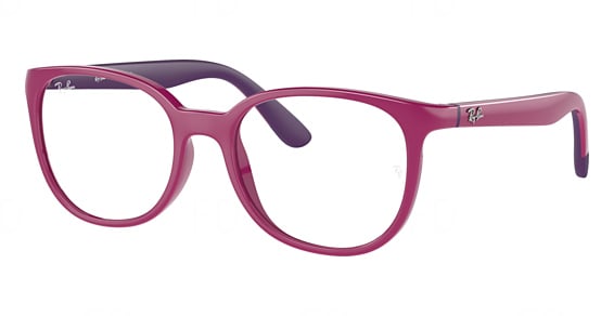 Ray-Ban RY1631 - Fucsia ON Rubber Violet, Acetate, Oval frame