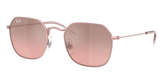 Ray-Ban RJ9594S - Light Pink, Metal, Geometric frame