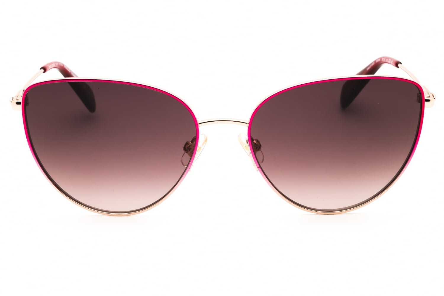 Kate Spade HAILEY/G/S - Rose Gold RED, Metal, Cat Eye frame