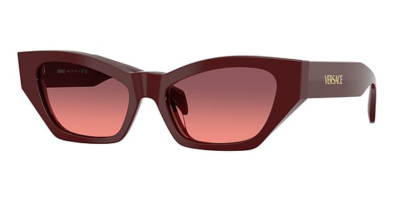 Versace VE4488U - Solid RED, Plastic, Cat Eye frame