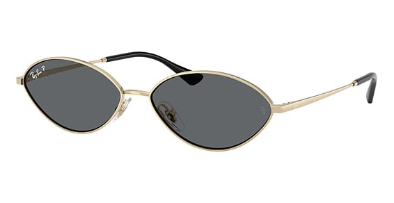 Ray-Ban RB3757 KAI - Pale Gold, Metal, Oval frame