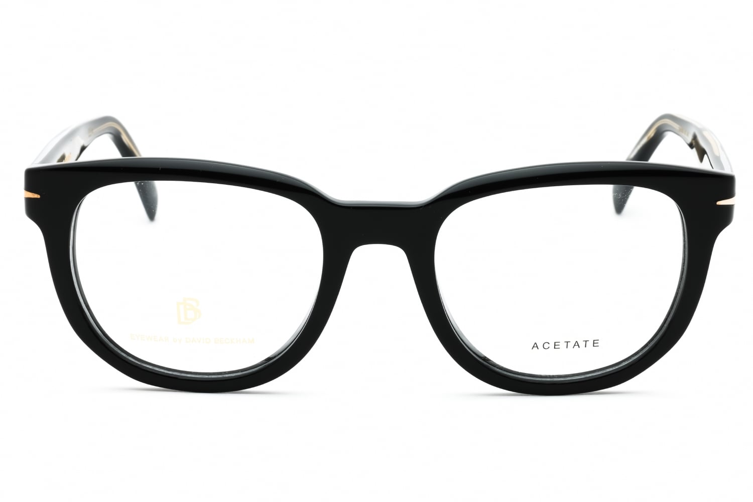 David Beckham DB 7097 - Black, Plastic, Oval frame
