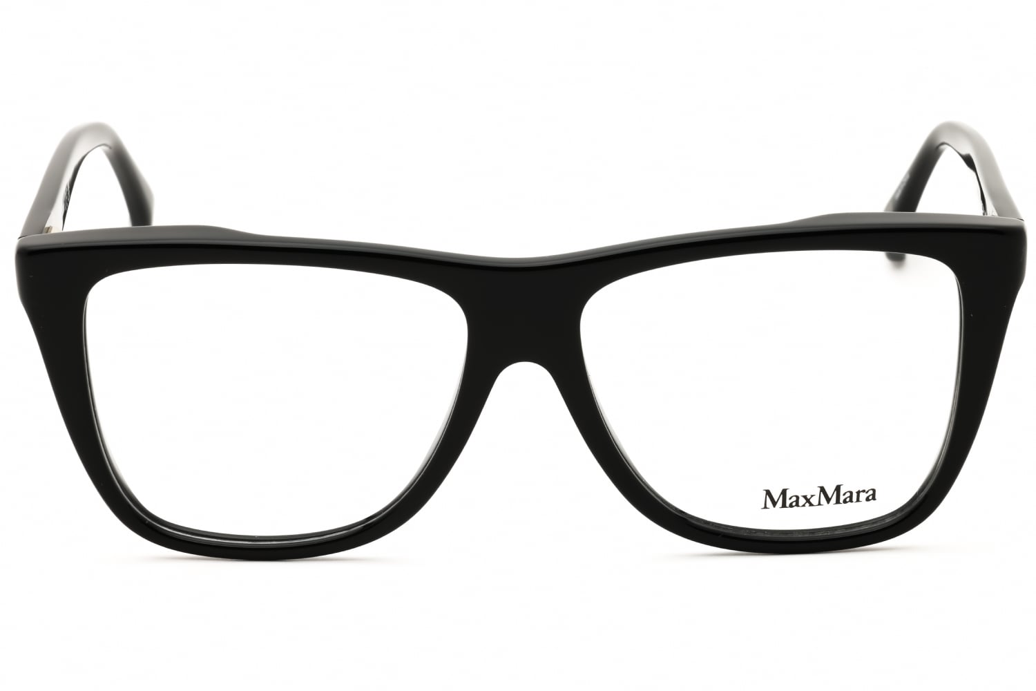 Max Mara MM5096 - Shiny Black, Acetate, Rectangle frame