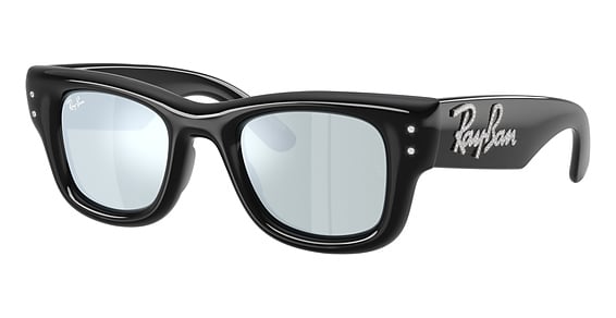 Ray-Ban RB4940B WAYFARER PUFFER - Black, Acetate, Rectangle frame