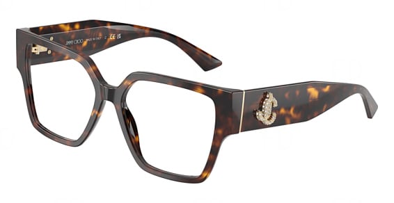 Jimmy Choo JC3032B - Havana, Plastic, Cat Eye frame