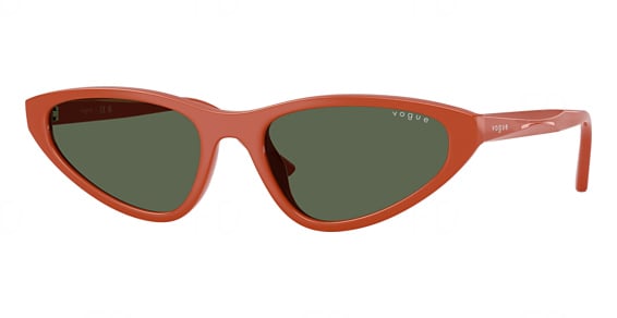 Vogue VO5726SU - Full Orange, Acetate, Mixed Shapes frame
