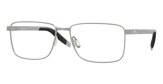 Costa Del Mar 6A3005 BRD 330 - Satin Silver, Metal, Rectangle frame
