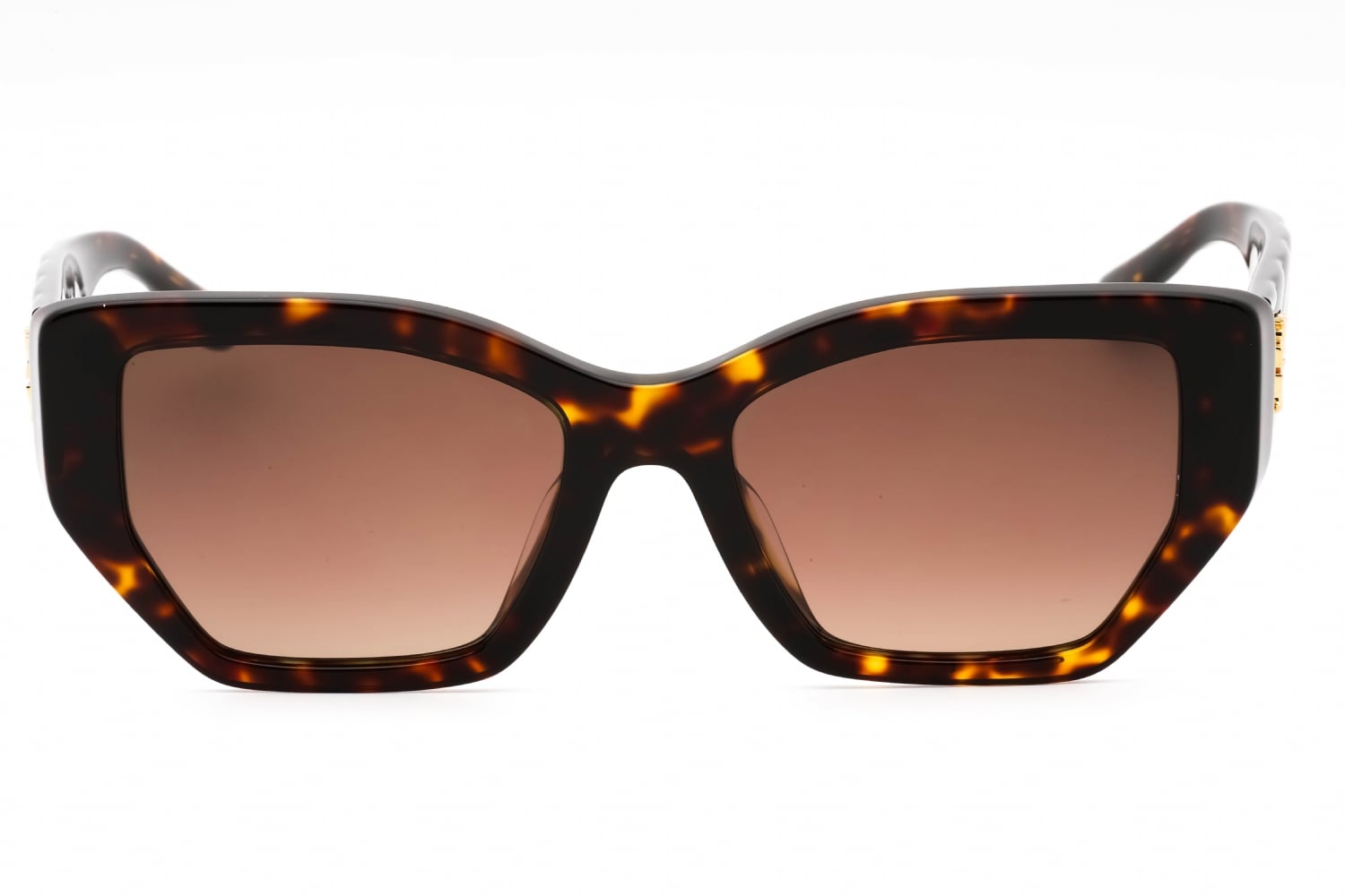Tory Burch 0TY7187U - Dark Havana, Mixed Materials, Mixed Shapes frame