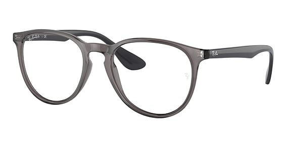 Ray-Ban RX7046 ERIKA - Transparent Grey, Acetate, Oval frame