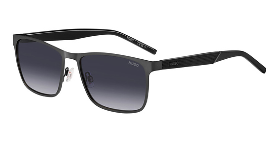 HUGO HG 1328/S - Svk9o Mtrut Blk, Metal, Rectangle frame