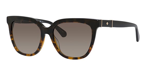 Kate Spade Kahli/S - Wr7ha Blk Havan, Acetate, Rectangle frame