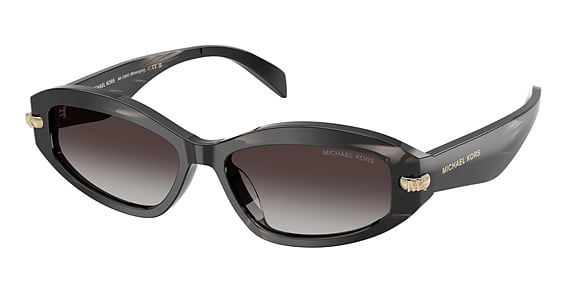 Michael Kors MK2260D WILMINGTON - Black Horn, Plastic, Oval frame