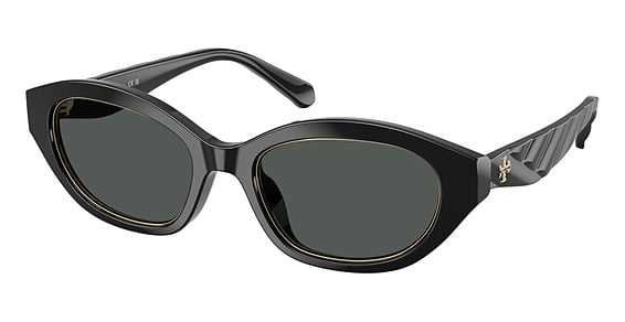 Tory Burch TY7232U - Black, Plastic, Oval frame
