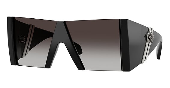 Versace VE4515 - Black, Acetate, Wrap-Around frame