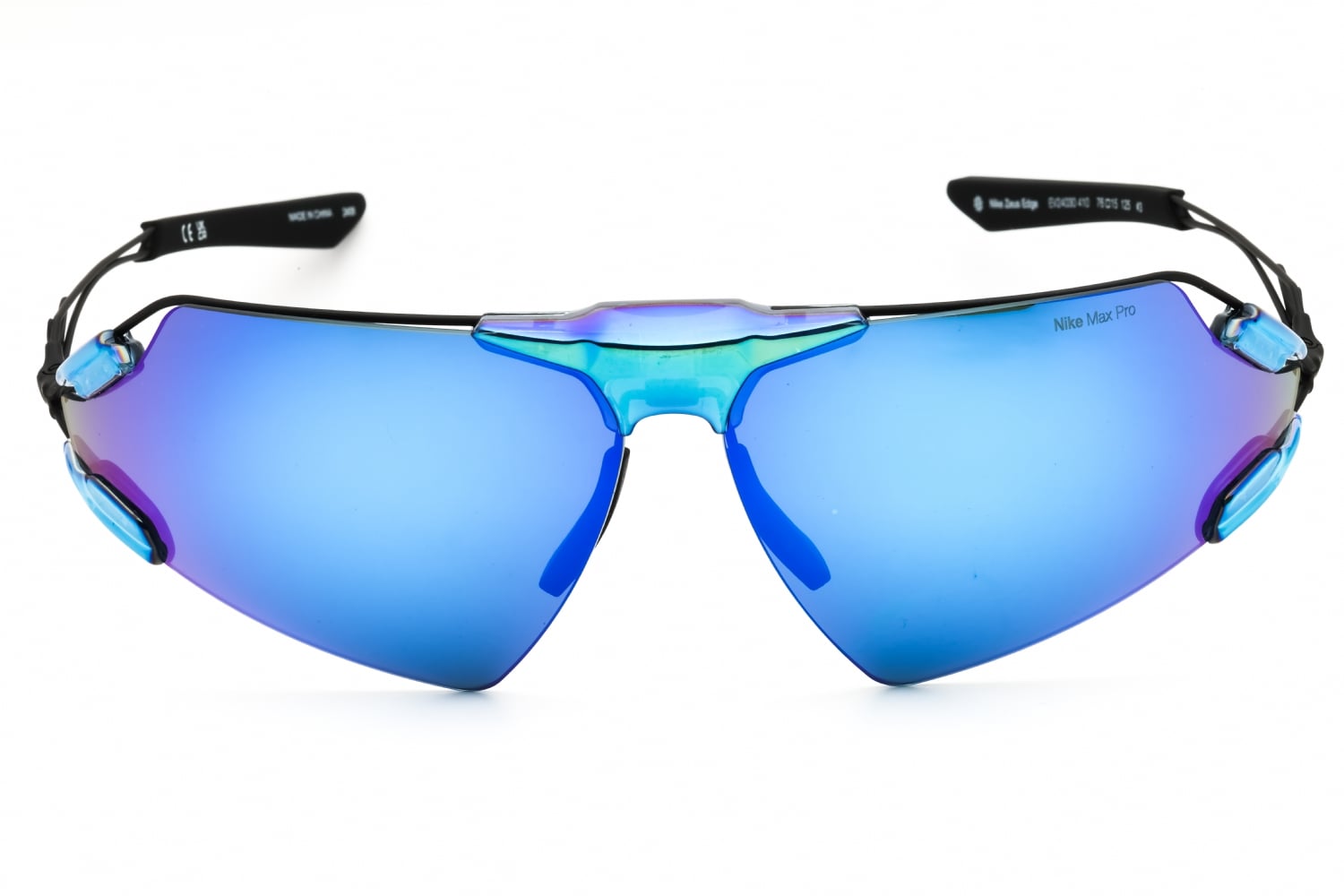 Nike NIKE ZEUS EDGE EV24030 - Blue, Titanium, Oval frame