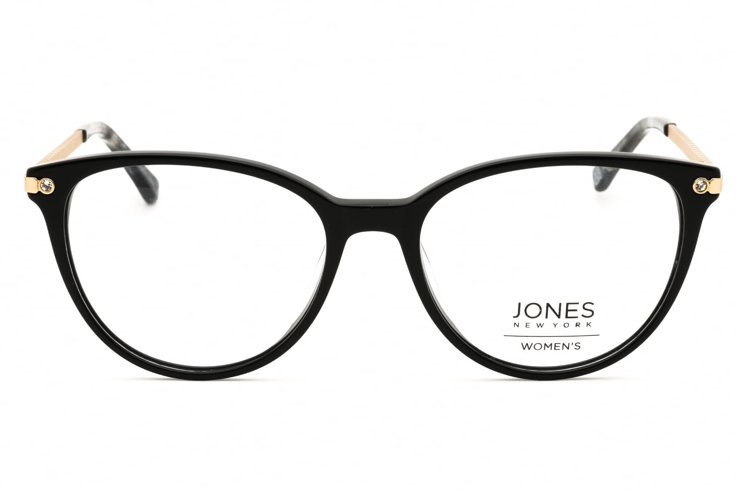 Jones New York VJON790 - Black, Mixed Materials, Round frame