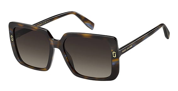 Marc Jacobs MJ 1121/S - Iwfha Hrnbrwblu, Acetate, Rectangle frame