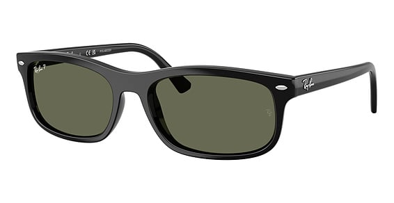 Ray-Ban RB2224 - Black, Acetate, Rectangle frame