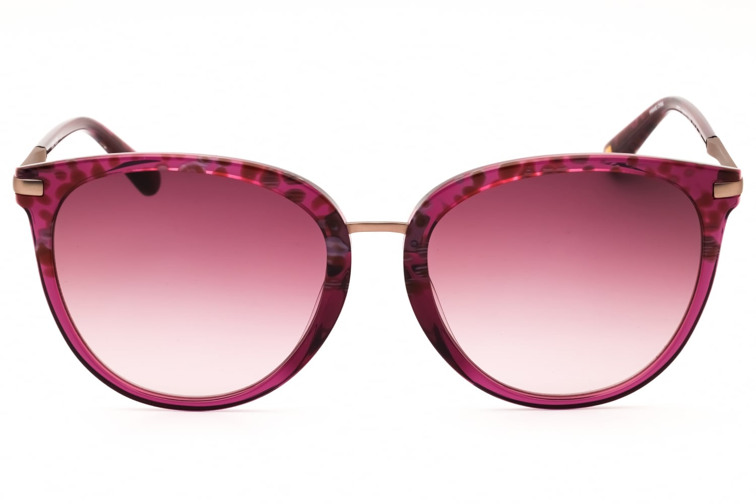 Anne Klein AK7073 - Merlot Animal, Acetate, Round frame