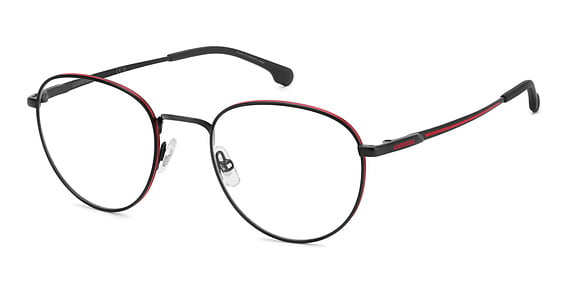 Carrera 8908 - Matte Black Red, Stainless Steel, Mixed Shapes frame