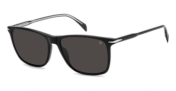 David Beckham DB 1219/S/US - 807m9 Black, Acetate, Rectangle frame