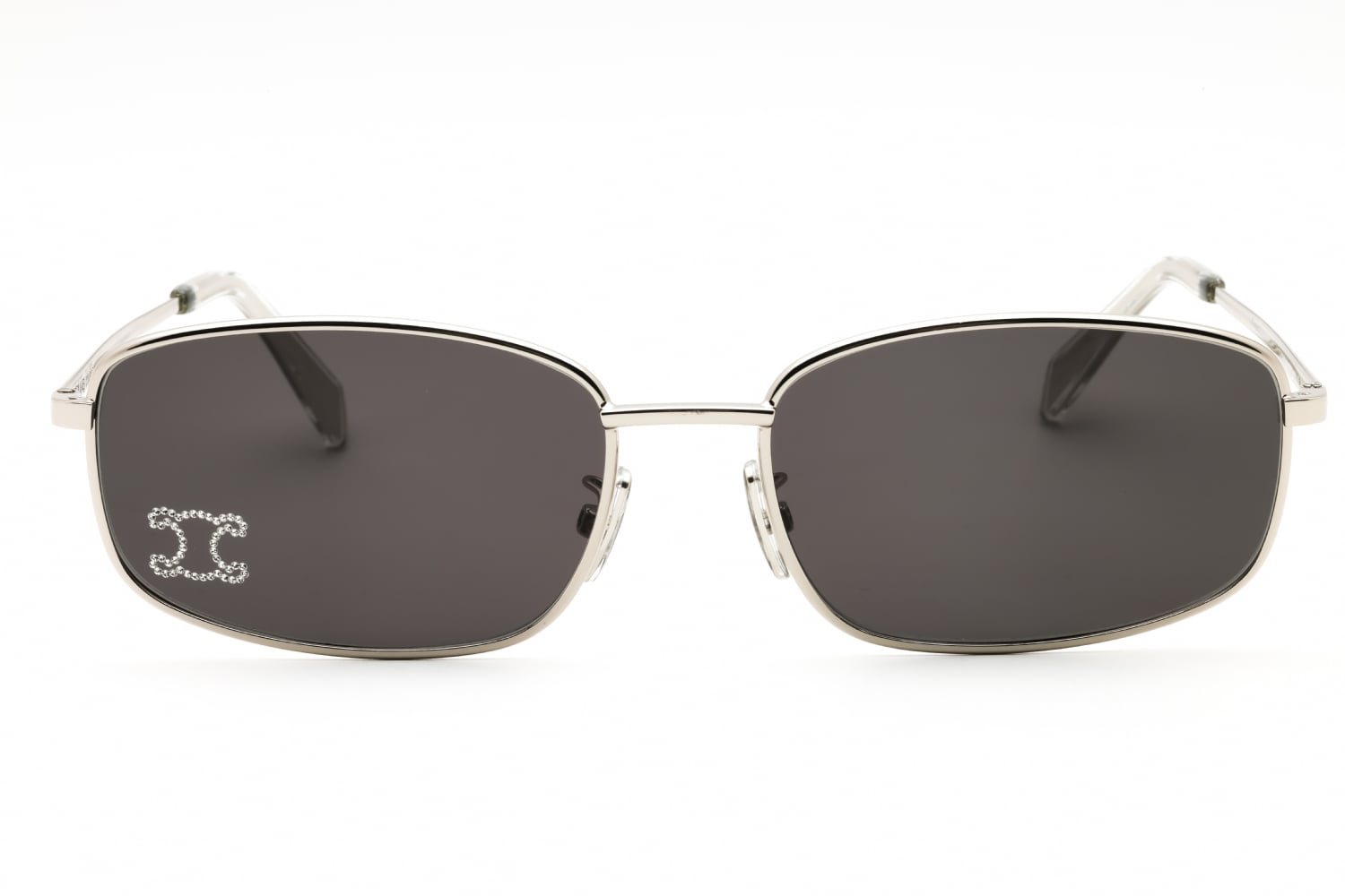 Celine CL40285U - Shiny Palladium, Metal, Oval frame