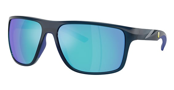 FERRARI FZ6015U - Opal Blue, Acetate, Rectangle frame
