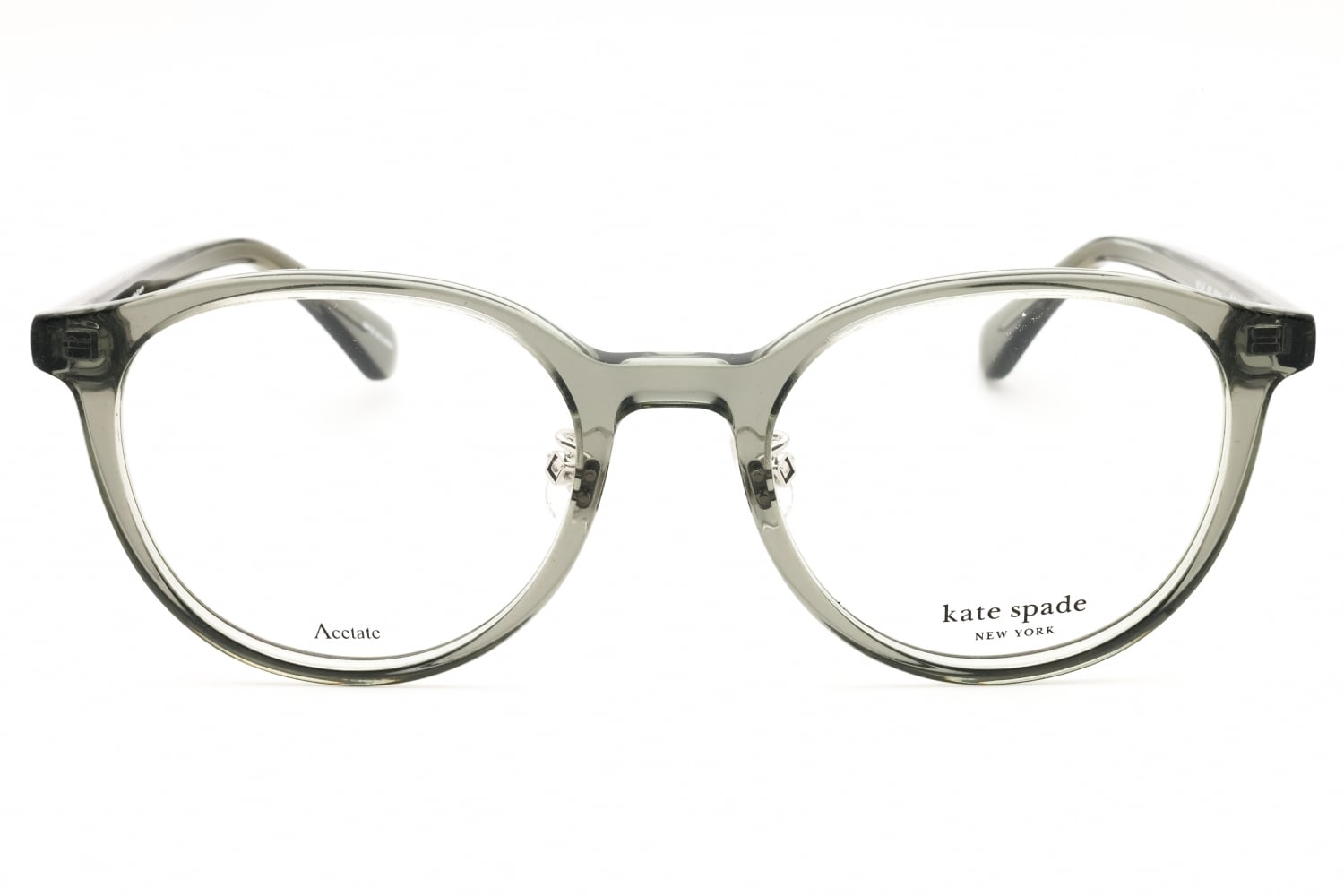 Kate Spade SKYLA/F - Grey, Plastic, Round frame