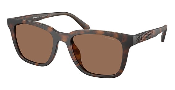 COACH HC8426U CAD81 - Matte Dark Tortoise, Acetate, Rectangle frame