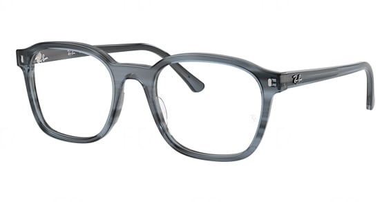 Ray-Ban RX5460 - Striped Blue, Plastic, Mixed Shapes frame