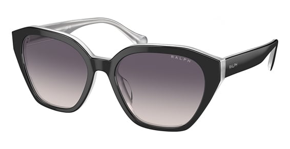 Ralph Lauren RA5315U - Shiny Black On Opal Grey, Plastic, Oval frame