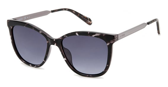 Fossil FOS 3142/S - Aci9o Gry Hvn, Acetate, Rectangle frame