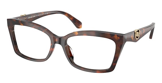 Michael Kors MK4165U GARZENO - Luggage Tortoise, Plastic, Cat Eye frame