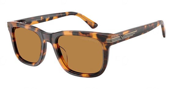 Emporio Armani EA4282U - Shiny Havana Yellow, Plastic, Mixed Shapes frame
