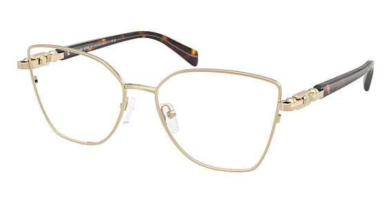 Michael Kors MK3090 NIKKI BEACH - Light Gold Shiny, Metal, Cat Eye frame