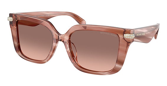 Michael Kors MK2275BU SANTO DOMINGO - Pink Horn, Plastic, Mixed Shapes frame