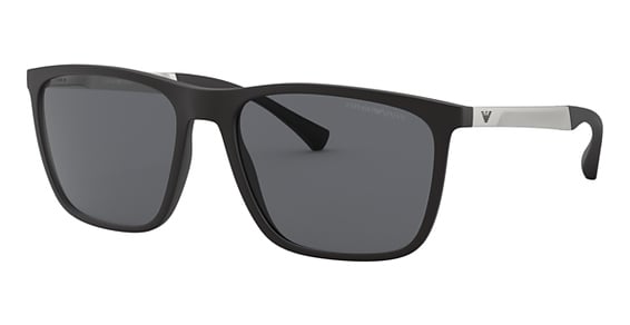 Emporio Armani EA4150 - Rubber Black, Acetate, Rectangle frame