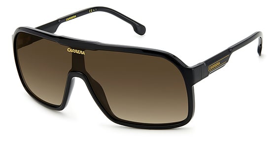 Carrera 1046/S - 807ha Black, Plastic, Rectangle frame