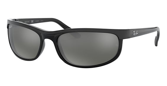 Ray-Ban RB2027 PREDATOR 2 - Black, Acetate, Oval frame