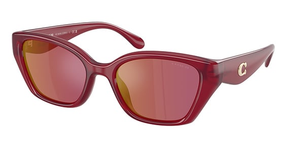 COACH HC8434U CBY91 - Milky Cherry, Acetate, Oval frame