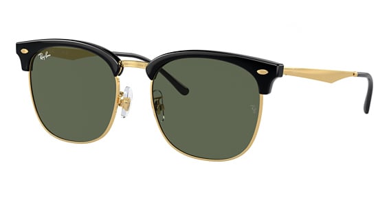 Ray-Ban RB4418D - Black On Arista, Acetate, Rectangle frame