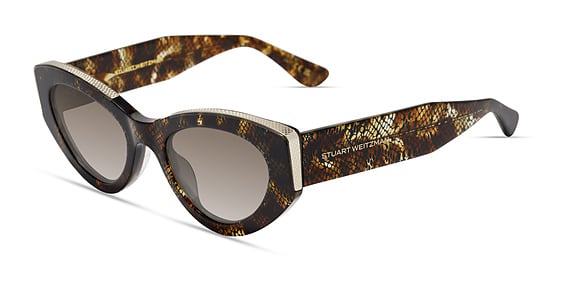 Stuart Weitzman WZN 8003/G/S - H7pha Ptt Hvn, Acetate, Cat Eye frame